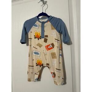 Angel Dear smores baby Romper